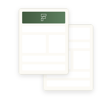 A branded pdf template